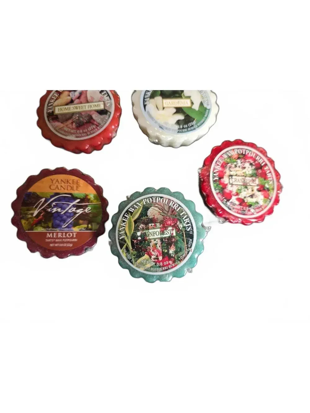 5 Vintage Yankee Candle Wax Potpourri Tarts Various Scents